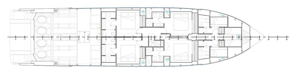 Lower deck