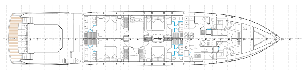 Lower deck