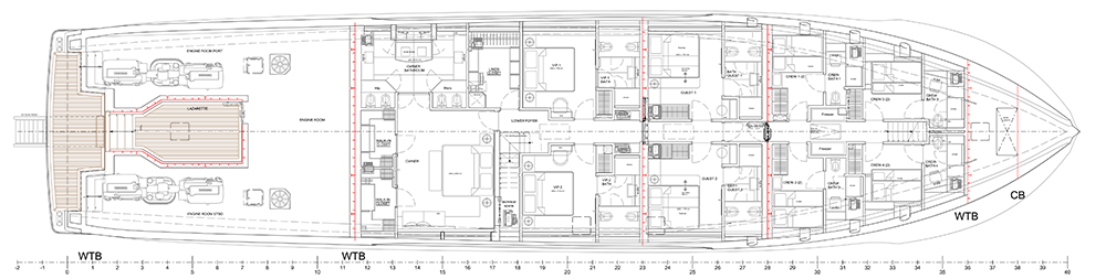 Lower deck