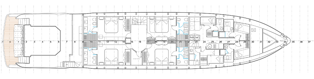 Lower deck