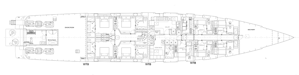 Lower deck