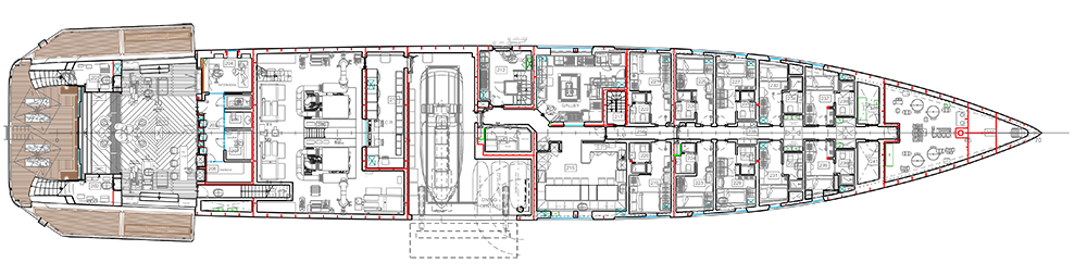 Lower deck
