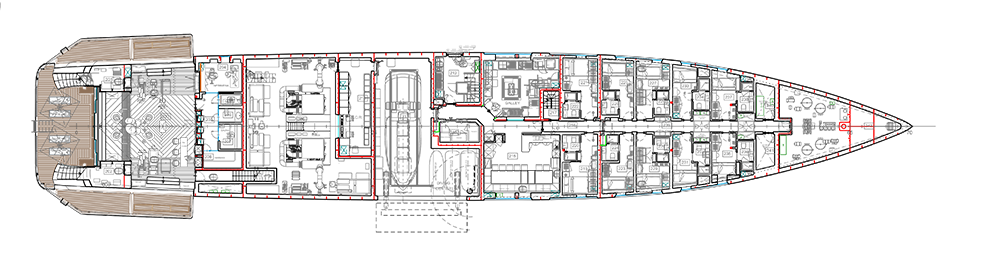 Lower deck