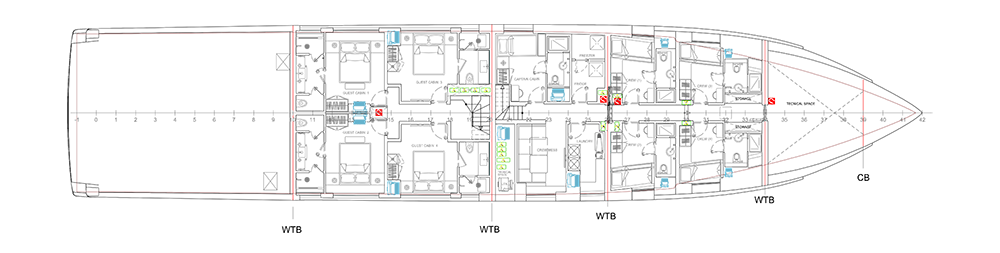 Lower deck