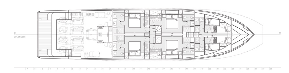 Lower deck