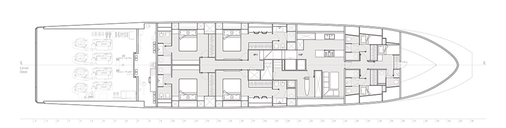 Lower deck