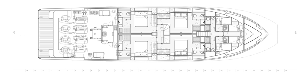 Lower deck