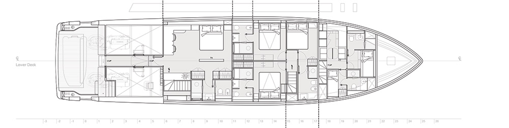 Lower deck